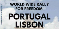 В Лиссабоне пройдет 5-й Всемирный марш за свободу и против коронавирусных ограничений