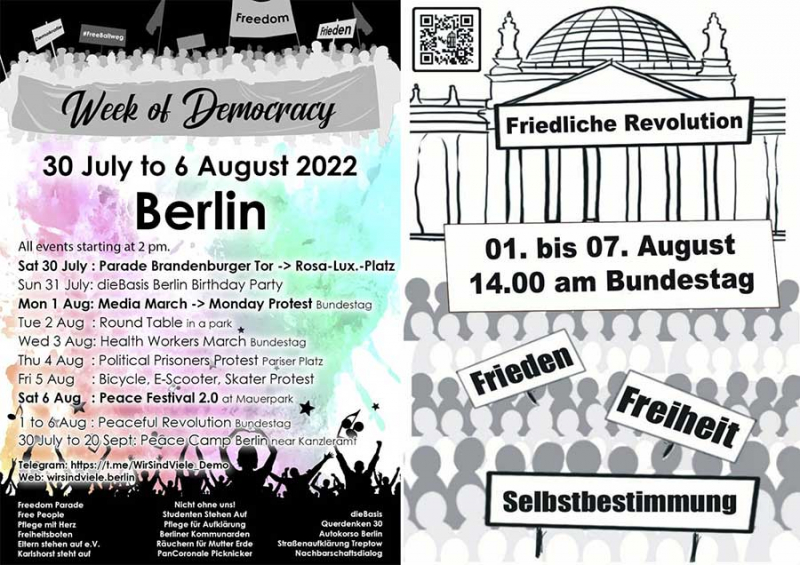 Берлин. Неделя демократии  с 30 июля по 6 августа